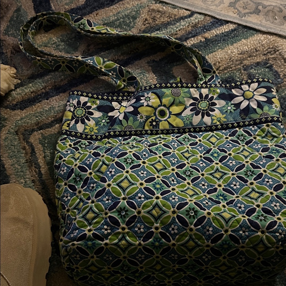 Vibrant Floral Tote Bag